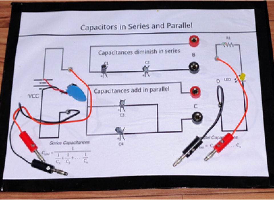 SERIES CAPACITOR CONNECTION CIRCUIT SERIES CAPACITOR CONNECTION CIRCUIT